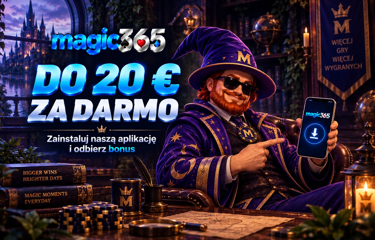 Bonus 20 € za aplikację